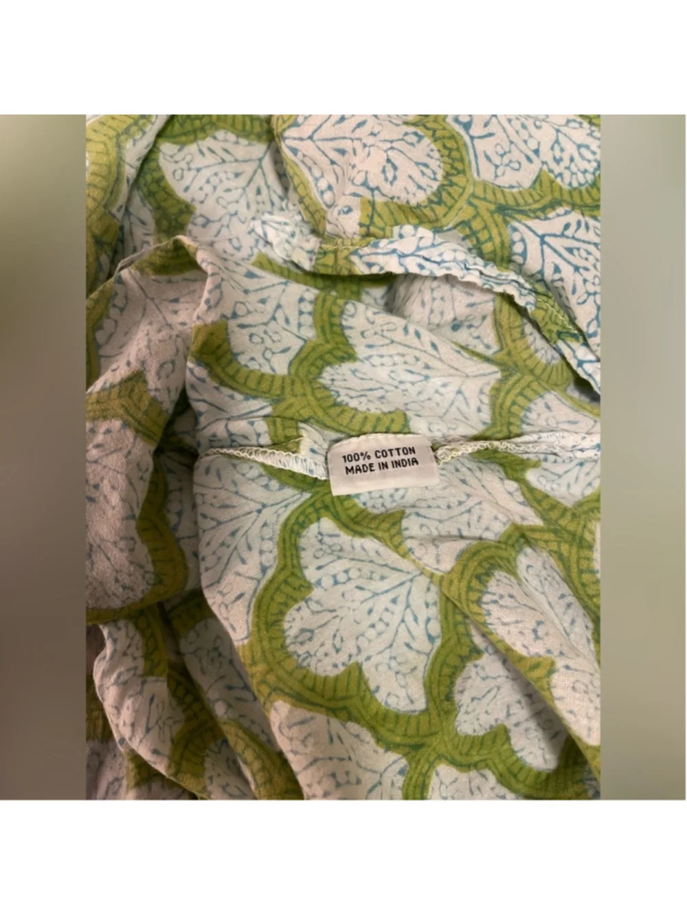 Roberta Roller Rabbit Olive and White Jemina Kurta Tunic